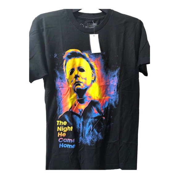 Mike Myer’s Halloween ‘the night he came home’ graphic print black tshirt size S - Picture 5 of 8